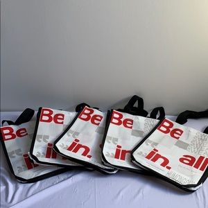 Set of 5 New Lululemon Be All In Bags